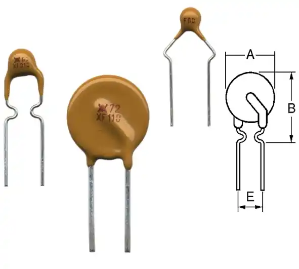 Im Trend 1,1A Polyfuse Polyswitch 1100mA Schutzelement SELBSTRÜCKSTELLENDE SICHERUNG