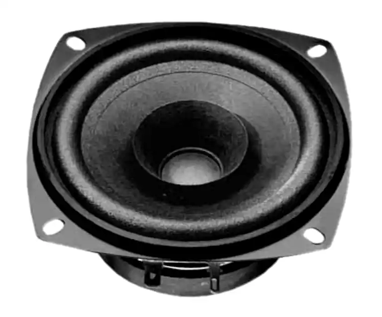 105mm Tieftöner mit Breitbandeigenschaften 30W 4Ohm 100x100mm FR10 Premium