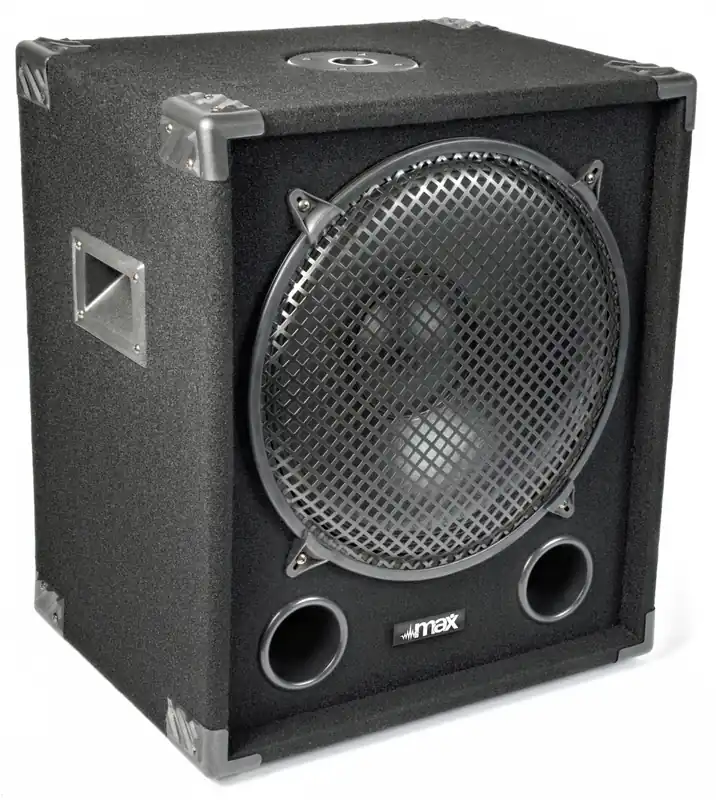 1200W PA Subwoofer 8Ohm 600W rms 38cm 15zoll Filzbezug Stativflansch Jetzt Bestellen