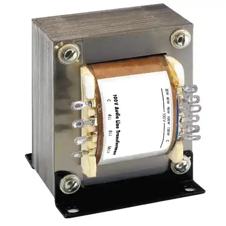120W ELA Trafo 100V Übertrager Lötösen Echt