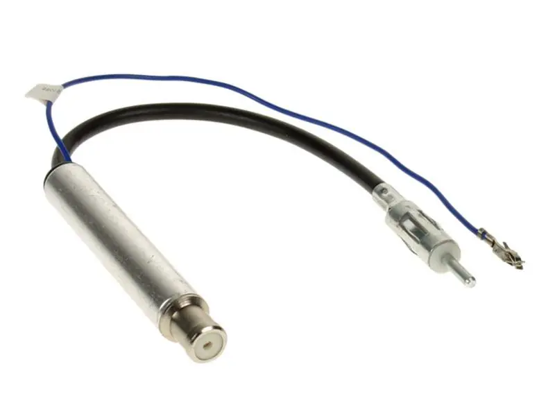 12V KFZ Phantomspeiseadapter für Antennenverstärker alte auf neue Norm Antennstecker 50ohm auf 150oh Handgefertigt