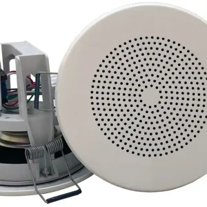 Weltweiter Versand 165mm ELA Deckenlautsprecher BK-560T mit 100V 6W ELA Trafo nichtrostende Ausführung bis 90°C Einsatz