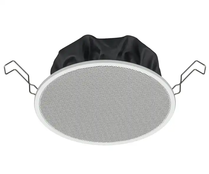 Neu 180mm ELA Deckenlautsprecher 15W 8ohm mit 100V 6W ELA Trafo Weiss