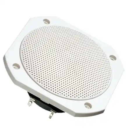 Hochwertig 133mm Einbaulautsprecher 50W 4ohm IP65 für Bad Sauna Terrasse Garten Marine Outdoor Weiss