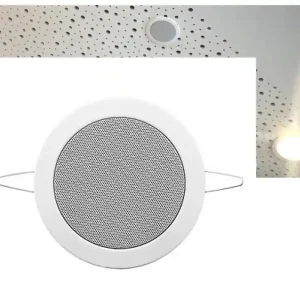 135mm Deckenlautsprecher 30W 8ohm IP54 für Bad Sauna Outdoor Weiss Schnäppchen