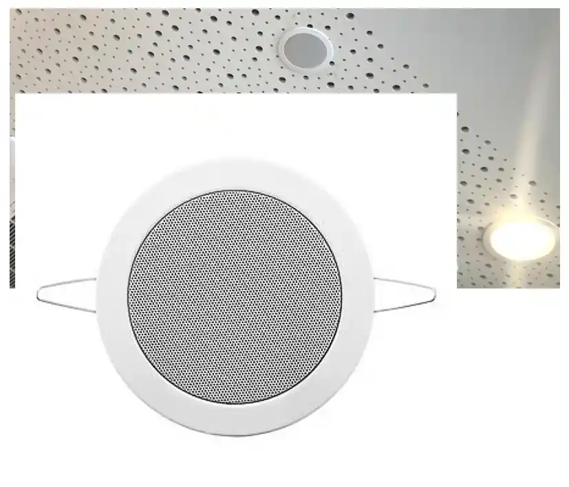 135mm Deckenlautsprecher 30W 8ohm IP54 für Bad Sauna Outdoor Weiss Schnäppchen