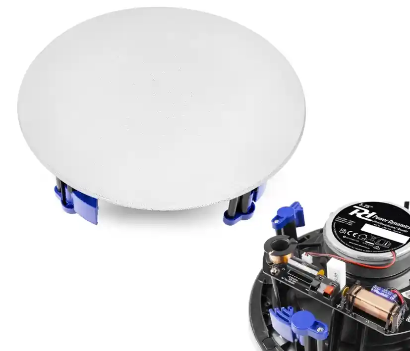 Highlight 185mm Deckenlautsprecher 20/50W 8-Ohm HiFi 2-Wege System Weiß