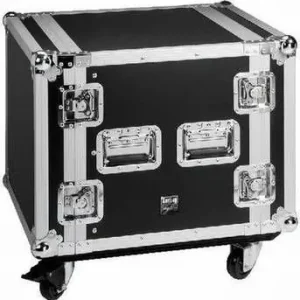 Jetzt Bestellen 19zoll Rack Flightcase mit 2 Deckel 10HE mit 4 Rollen