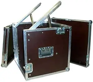 19zoll Rack Winkelrack L-Deckel 10HE mit Aufsteller + Kabelklappe Mega-Angebot