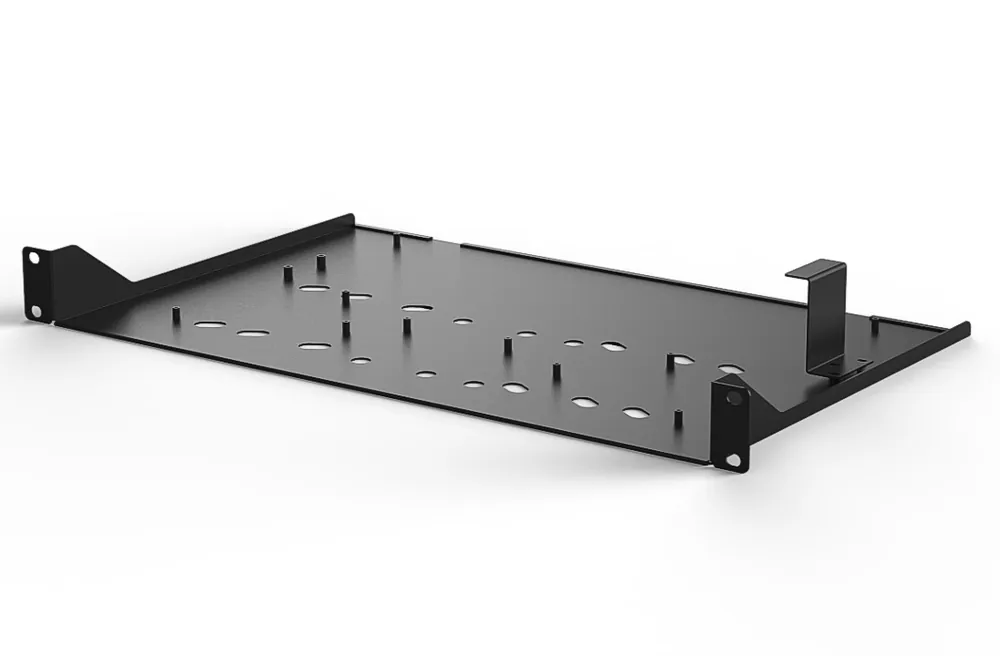 Großhandel 1HE 19zoll Trägereinschub T=280mm mit Bohrungen DVR NVR Fachboden