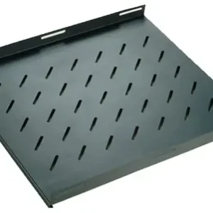 1HE 19zoll Trägereinschub T=550mm Fachboden Basisträger offen Schwarz Mengenrabatt