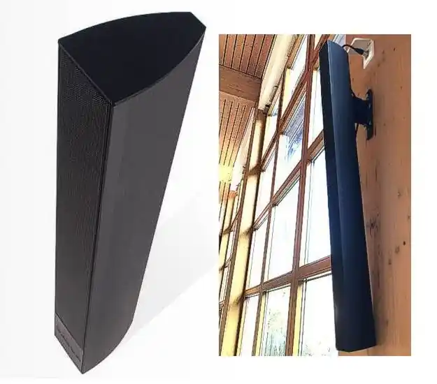 Direkt Vom Hersteller 1m Tonsäule 106cm 240W ELA 100V und 8-Ohm KYRA12-OB Schwarz IP55 IPX3 Outdoor Indoor Feuchtefest Ballwurfsicher