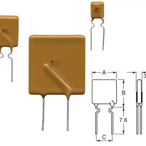 Abverkauf 2,5A Polyfuse Polyswitch 2500mA Schutzelement SELBSTRÜCKSTELLENDE SICHERUNG
