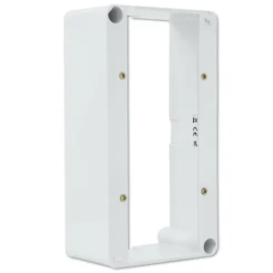 2-fach Aufputzrahmen 80x157mm Weiss oben für 80er Blende Universal Direktkauf