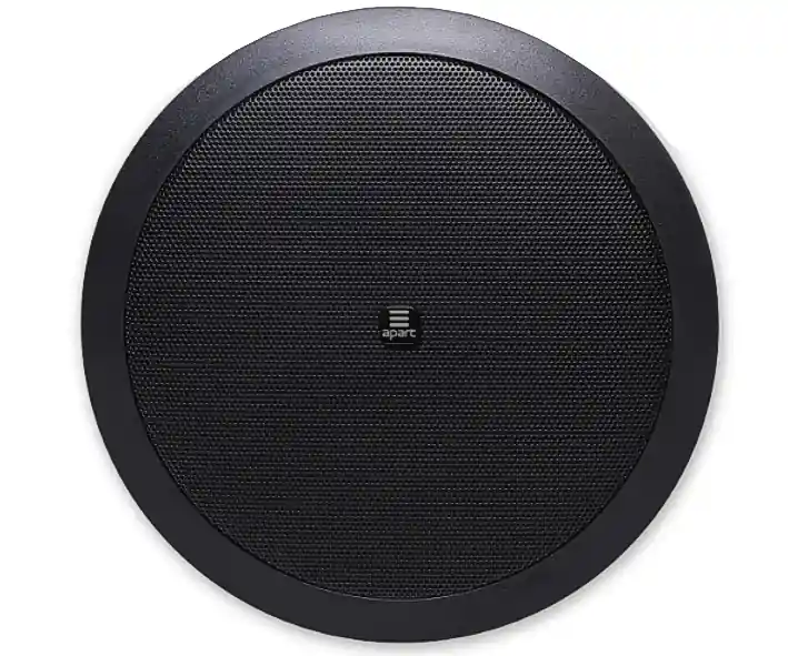 205mm ELA Deckenlautsprecher CM6T Schwarz 60W 16ohm 2-wege HiFi mit 100V 6W ELA Trafo IP54 Echt