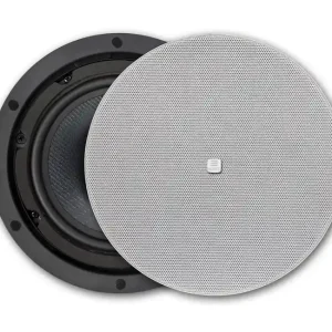 210mm Deckenlautsprecher 60W 16Ohm 2wege HiFi IP50 Randlos mit 100V Trafo CM20DT Stück Weltweiter Versand