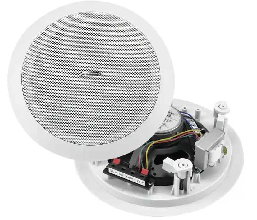 Solange Der Vorrat Reicht 230mm ELA Deckenlautsprecher Weiss 10W 8ohm mit 100V 5W ELA Trafo