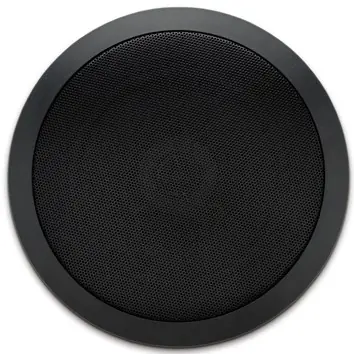 244mm ELA Deckenlautsprecher Schwarz 100W 16ohm 2wege HiFi Pro IP54 mit 100V ELA Trafo CMX20T Kostenloser Rückversand