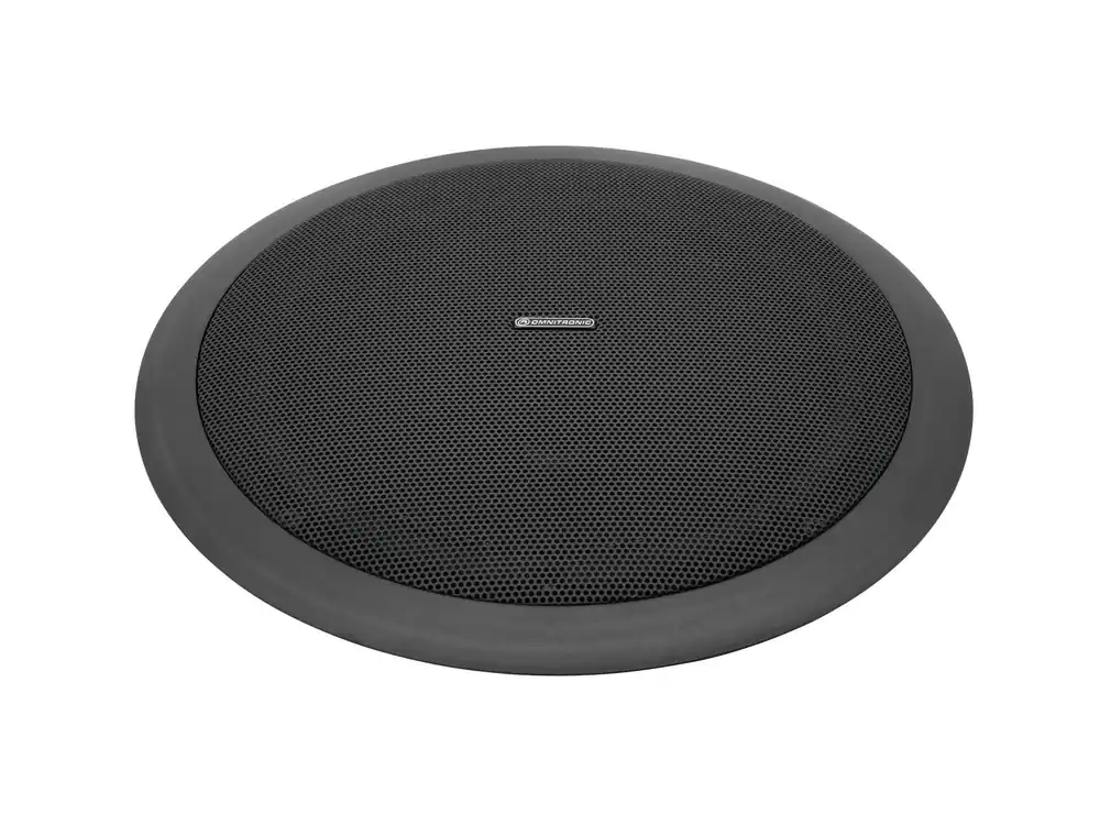 275mm ELA Deckenlautsprecher Schwarz 20W 8ohm Schwarz mit 100V 10W ELA Trafo Markenprodukt