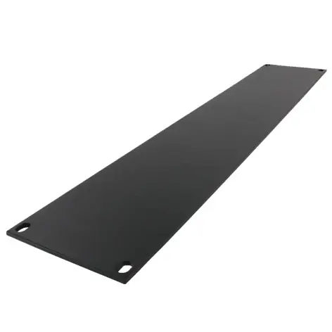 Hochwertig 2HE Blende 19zoll Rackblende 3mm ALU 483x89mm Schwarz
