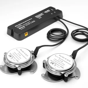 2x Exciter mit Stereo-Verstärker mit Bluetooth BTR203-Set mit Lautsprecher APP Klangregler Finale Aktion