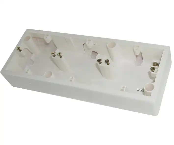 Highlight 3-fach Aufputzrahmen 90x232mm Ultraweiss oben für 80er Blende Universal