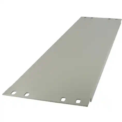3HE Rackblende Blindplatte Stahl 483x132mm Kieselgrau Top-Preis