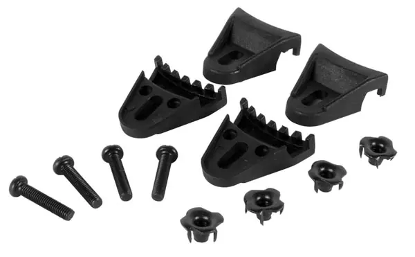 Limited Edition 4er Set Befestigungsklammern mit M4 Schrauben und M4 Einschlagmutter