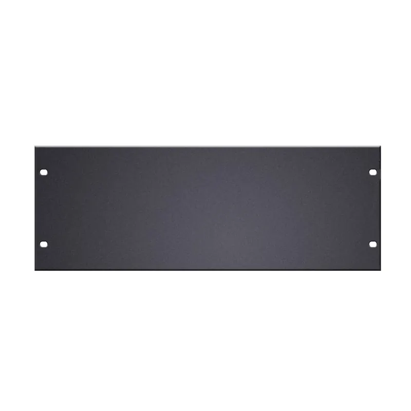 4HE Blende 19zoll Rackblende 3mm ALU 483x178mm Schwarz Mengenrabatt