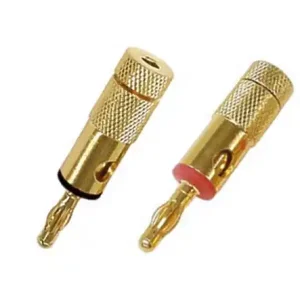 Super-Preis 4mm Bananenstecker 24K vergoldet Hochstromstecker Serie-50 - Paar -