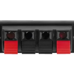 Ausverkauf 4pol Anschlussklemme 70x25mm Klemmterminal 4,8mm Lötkontakte