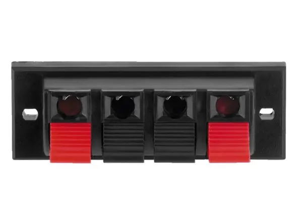 Ausverkauf 4pol Anschlussklemme 70x25mm Klemmterminal 4,8mm Lötkontakte