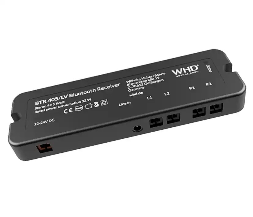 4x10W Verstärker BTR405LV 12V-24V Aktiver Deckenverstärker mit Bluetooth mit APP und Klangregler Top-Preis