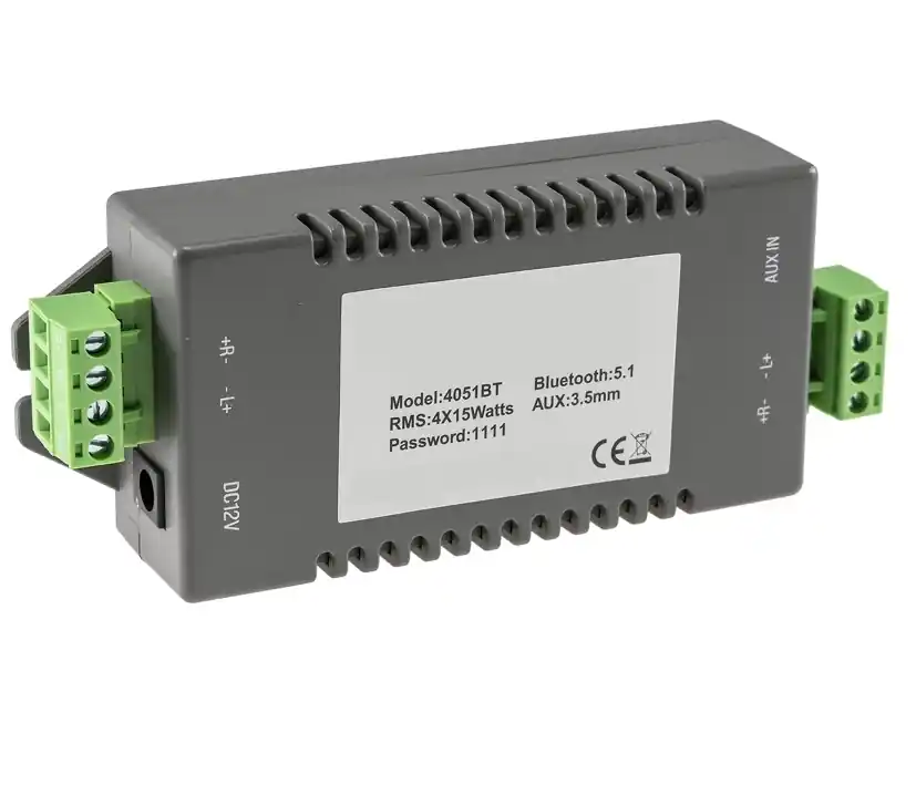 4x30W Verstärker Aktiver Deckenverstärker mit Bluetooth und AUX-Eingang Abverkauf