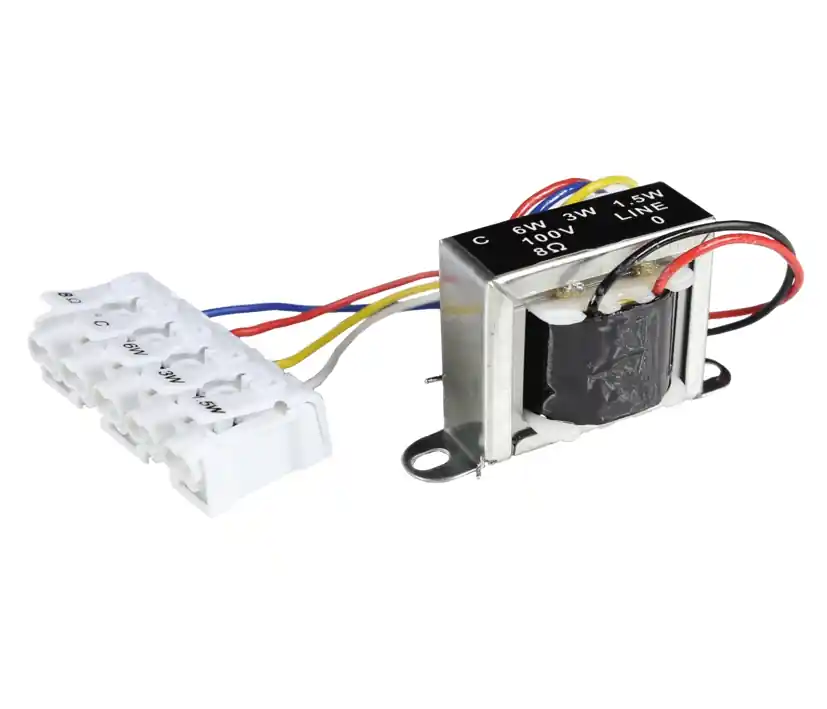 6W ELA Trafo 100V Audiotrafo offene Bauweise mit Klemme einstellbar 6-3-2W rms Nur Für Kurze Zeit