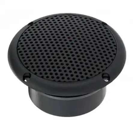 90mm Einbaulautsprecher 25W 8 Ohm wasserfest IP65 Schwarz Kostenfreie Lieferung