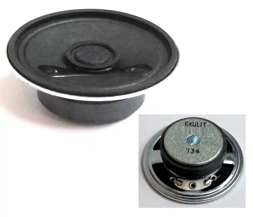 Highlight 50mm Lautsprecher 1Watt 250mW rms 8Ohm rund Magnet 32mm