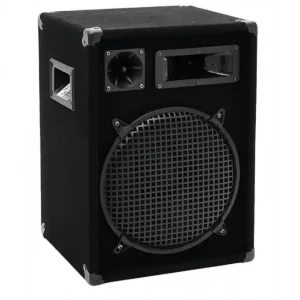 600W PA Lautsprecherbox 8Ohm 3wege 12zoll Full-Range Box mit Horn Gitter Stativflansch Kostenloser Rückversand
