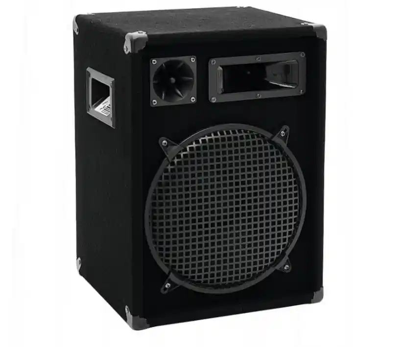 600W PA Lautsprecherbox 8Ohm 3wege 12zoll Full-Range Box mit Horn Gitter Stativflansch Kostenloser Rückversand