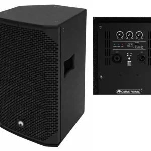 Aktive PA-Box 12zoll 500W Verstärker 2-wege AZX-212A mit Klinken-XLR Eingang Klangregelung Limited Edition