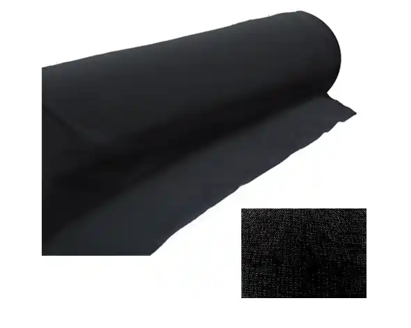 Akustikstoff Bespannstoff 150cm breit Schwarz Meterware schalldurchlässiger Stoff Sichere Zahlung