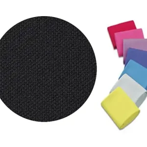 Gratis Versand Akustikstoff Bespannstoff 200x75cm Schwarz schalldurchlässiger Stoff