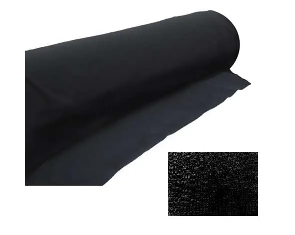Akustikstoff Bespannstoff 50cm breit Schwarz Meterware schalldurchlässiger Stoff Must-Have