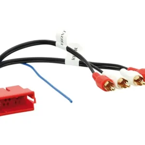 AUDI Autoradio Adapter AUDI A3 A4 A6 A8 TT von 20pol auf 4xCinchstecker Ausverkauf