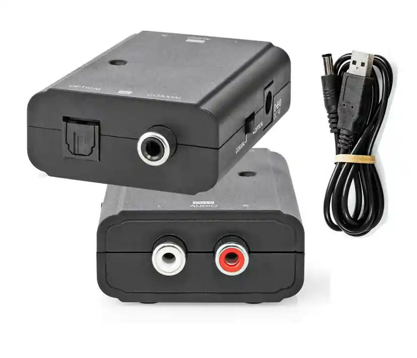 Bestpreis Audio Konverter Digital Koax oder Toslink auf Cinch DA-Wandler SPDIF ohne NT
