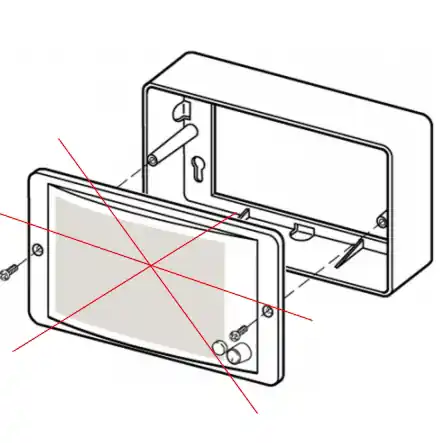 Sale Aufputzgehäuse LBC3012/01 für LBC3011 Weiss
