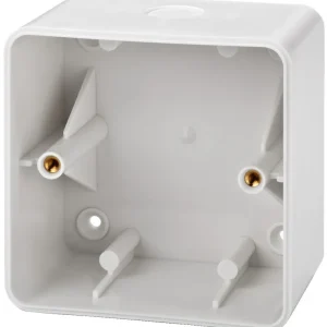 Aufputzrahmen 85x85mm Weiss oben 80x80mm Top-Qualität