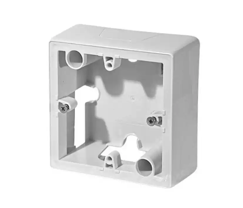 Aufputzrahmen 90x90mm Ultraweiss oben 80x80mm Universal Direkt Vom Hersteller
