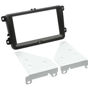 Autoradio 2DIN Radio Blende Doppel-DIN Radio-Halterung VW Seat Skoda Caddy Leon Toledo Saisonangebot