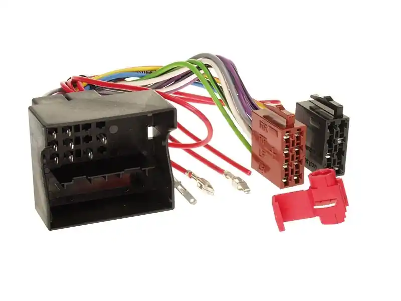Autoradio Adapter Quadlock auf ISO Buchse zu AUDI SEAT SKODA VW Tiguan GOLF Beetle Passat Touareg BMW 1er 3er 5er 6er Sichere Zahlung